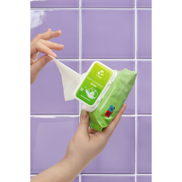 25 lingettes Lingettes nettoyantes pour sextoys - EasyGlide